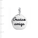 COLGANTE GRACIAS AMIGA MARDUK PLATA - 00497-AM02