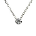Collar Carats de plata con circonita circular - 1310081098