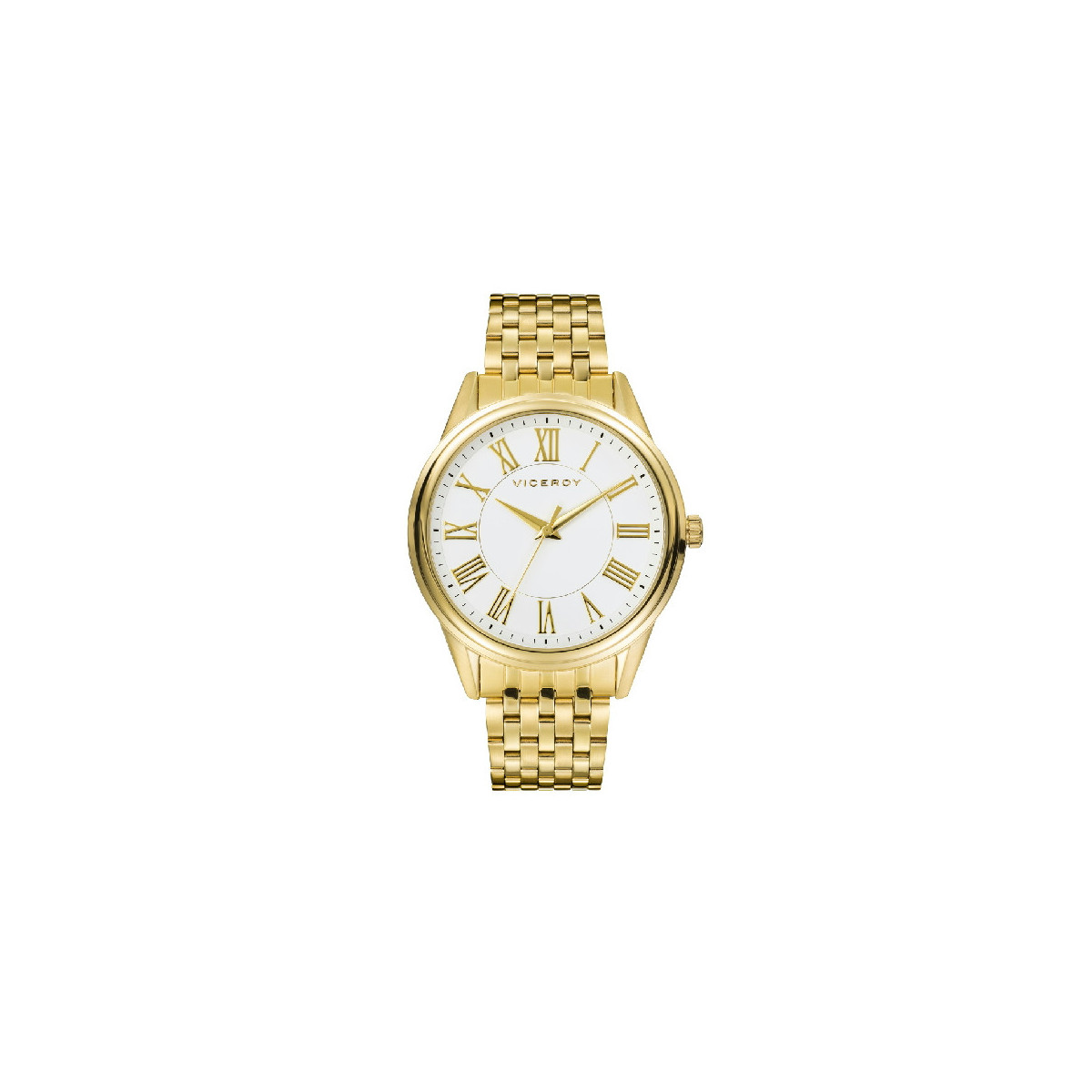 RELOJ ACERO IP DORADO BRAZALETE SR VA - 401151-03