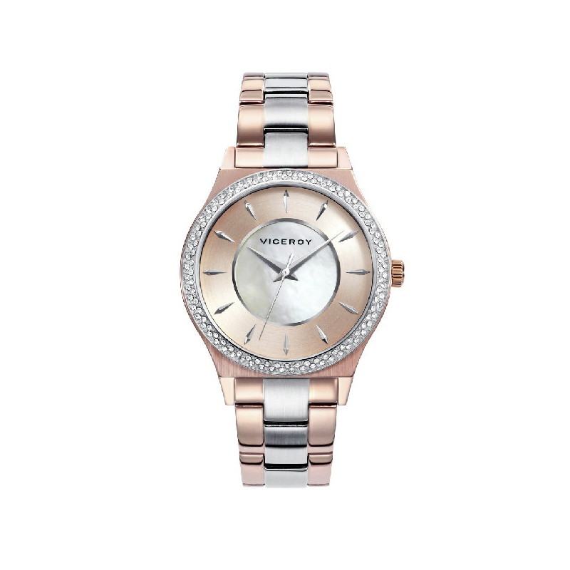 RELOJ ACERO IP ROSA BRAZALETE SRA VA - 471172-97