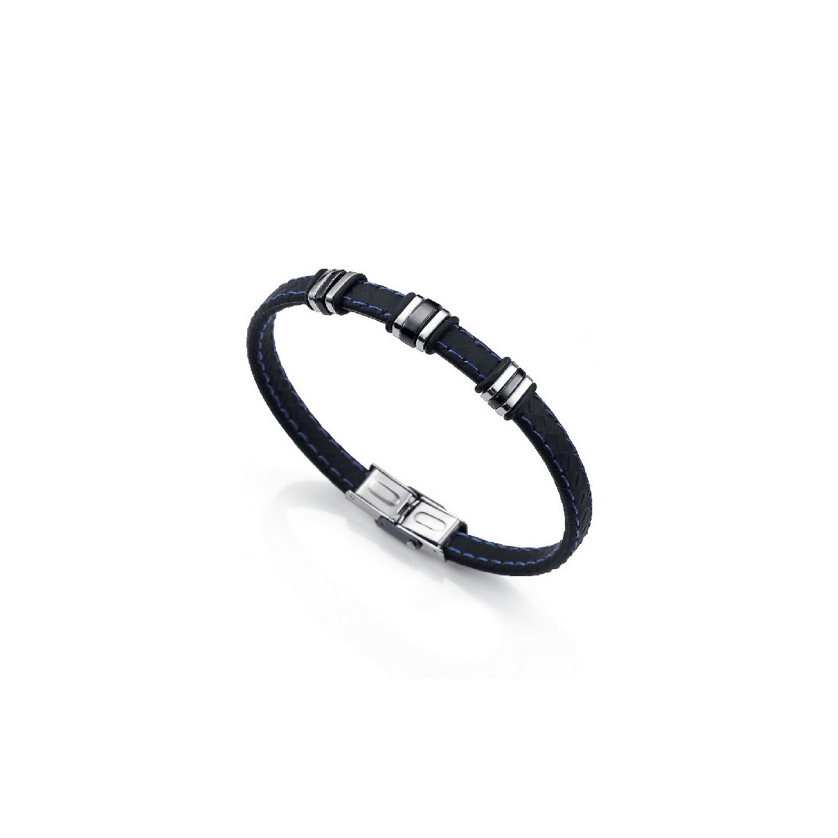 PULSERA VICEROY ACERO Y PIEL - 6333P09013