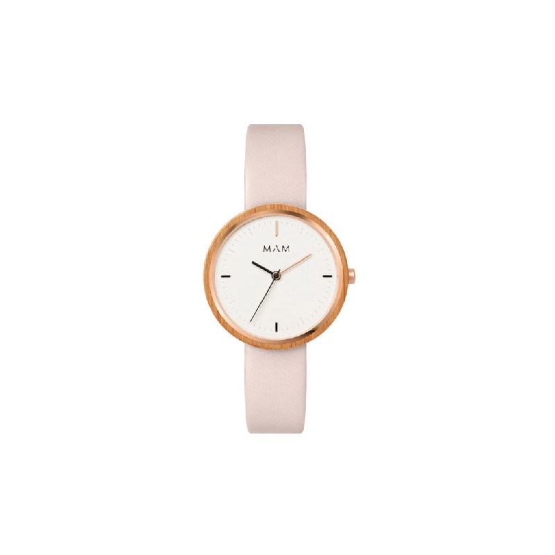 RELOJ MAM PLANO BAMBU - 652