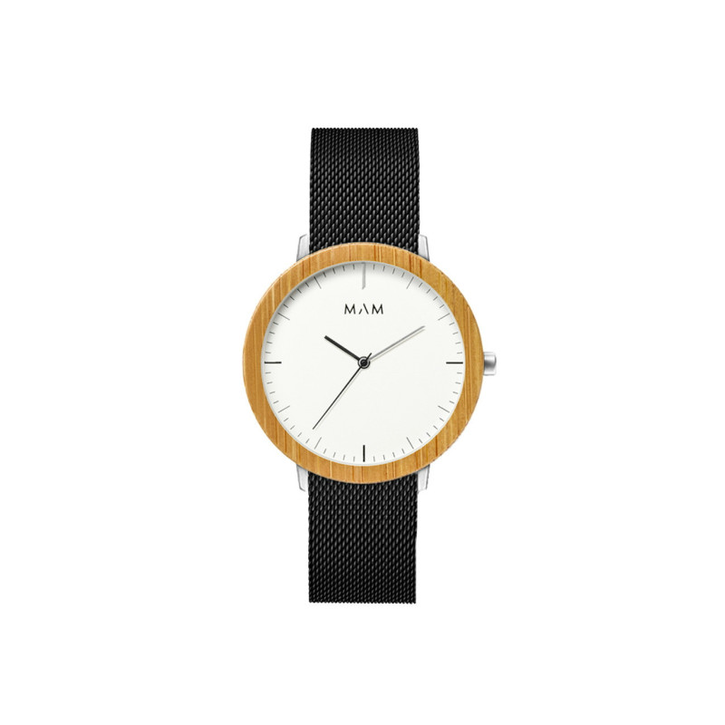 RELOJ MAM BAMBU MALLA MILANESA - 687