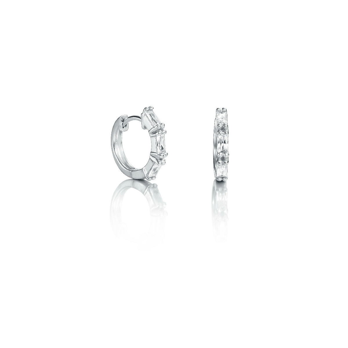 PENDIENTES PLATA Y CIRCONITAS SRA JEWELS - 7053E000-30