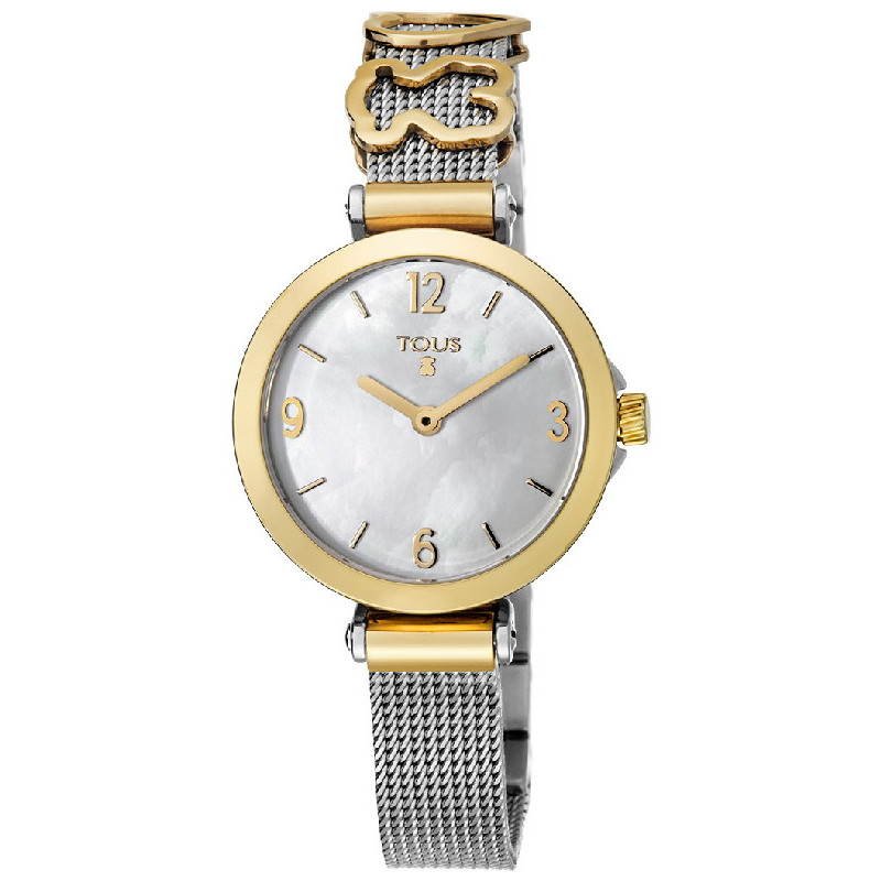 Reloj TOUS Icon Charms de acero IP dorado con nácar - 700350165