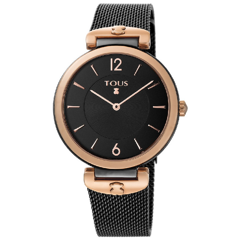 Reloj TOUS S-Mesh bicolor acero IP rosado/IP negro - 700350300