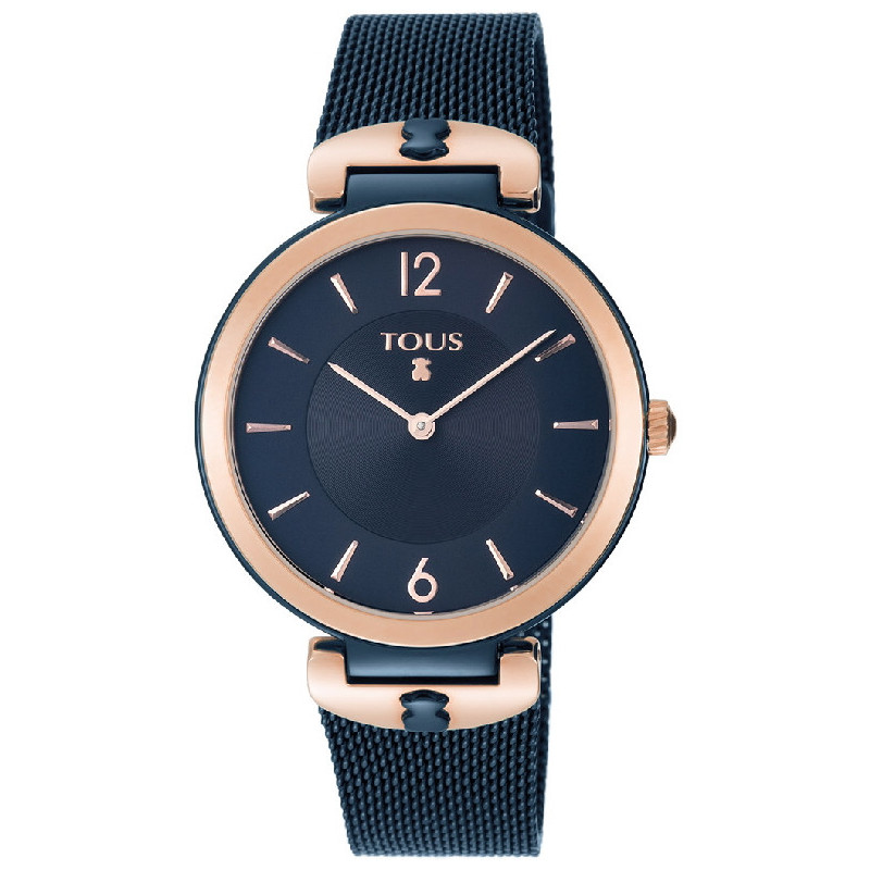 Reloj TOUS S-Mesh bicolor acero/IP rosado y azul - 800350835