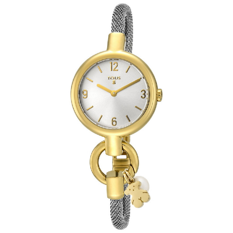 Reloj TOUS Hold Charms de acero IP dorado con correa de acero - 800350860