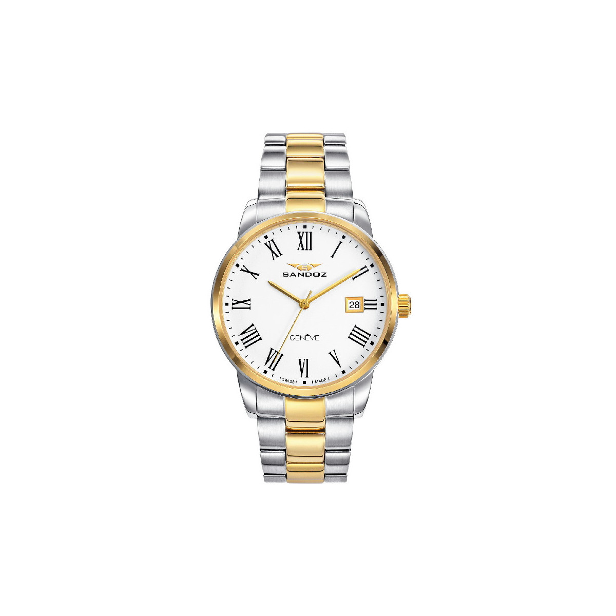 RELOJ SANDOZ ACERO BICOLOR - 81439-93