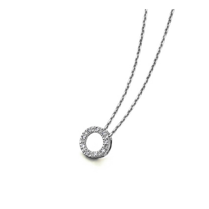GARGANTILLA ORO Y BRILLANTES 0.018 Q - GD026OB.00