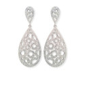 PENDIENTES PLATA RODIO Y CRISTAL M.BETRO - MB4200