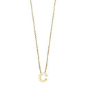 COLGANTE PLATA DORAD LETRA C PEDRO DURAN - PD00507323