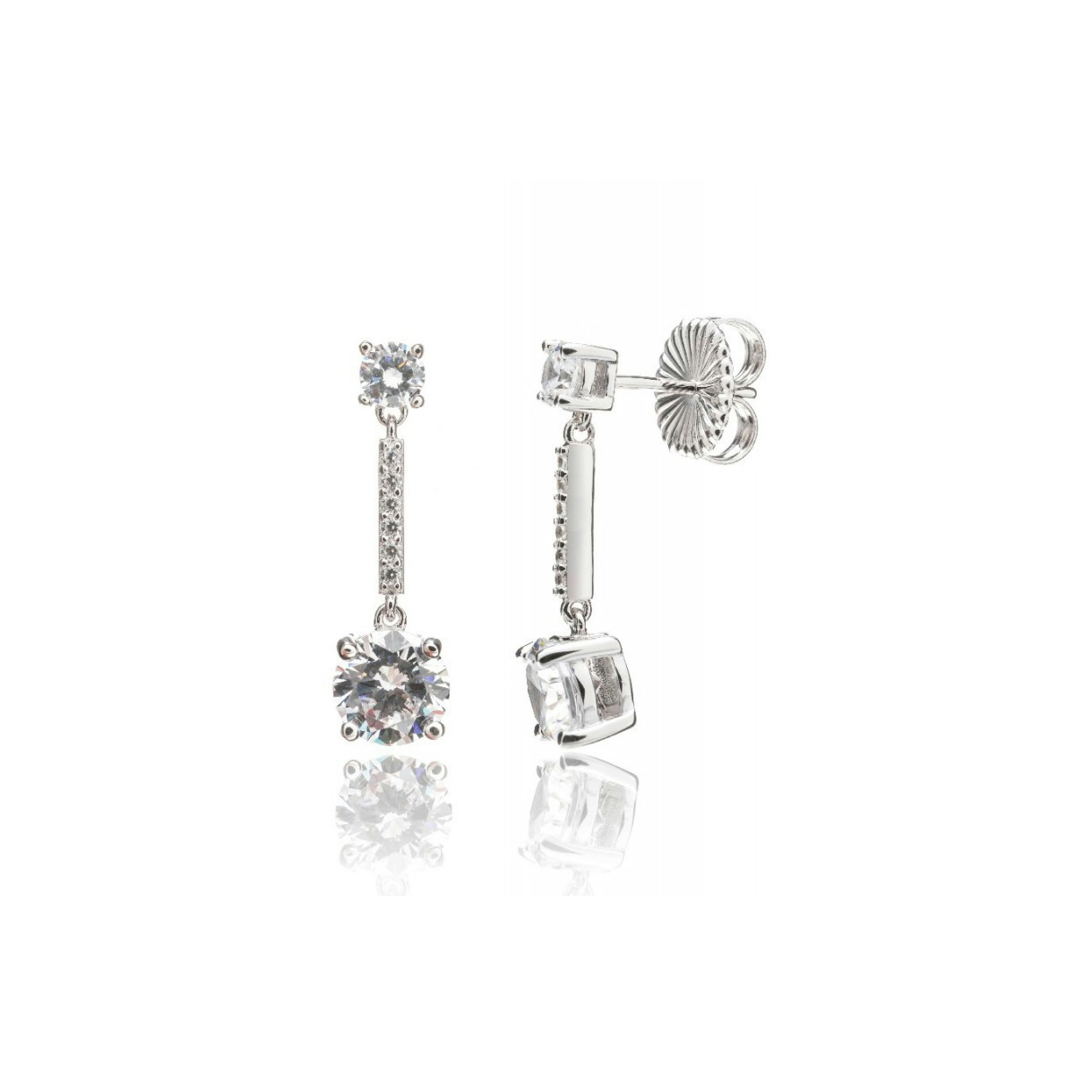 PENDIENTES PLATA MAGDALENA CAMALEONI - WP014.7-4/MP