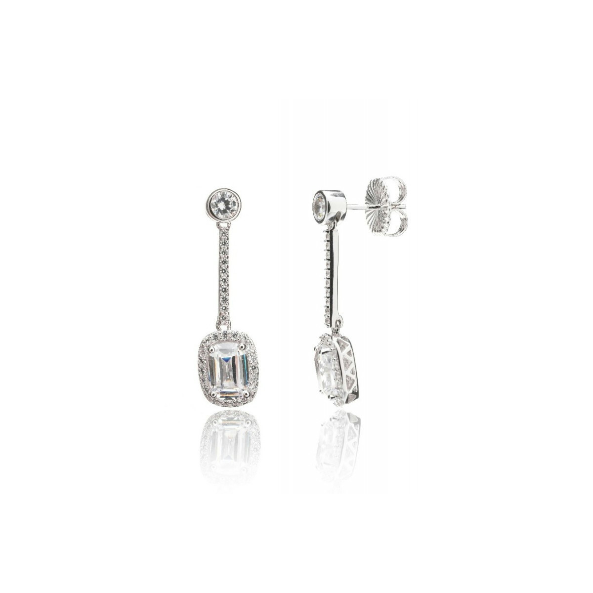 PENDIENTES PLATA VERSALLES CAMALEONI - WP021/MP