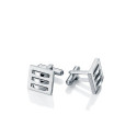 GEMELOS ACERO CUADRADOS SR FASHION - 75051G01000