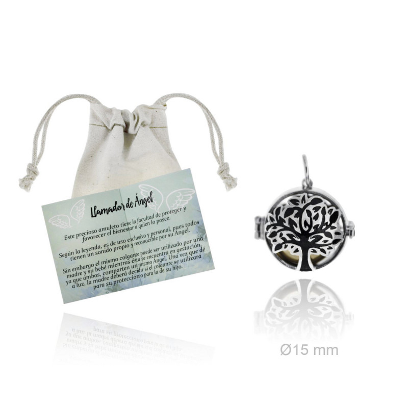 COLG. PLATA LLAMADOR ANGEL ARBOL VIDA - NO133209