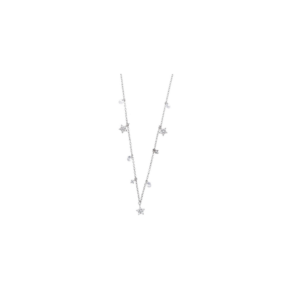 COLLAR PLATA SALVATORE ESTRELLAS - 213C0092