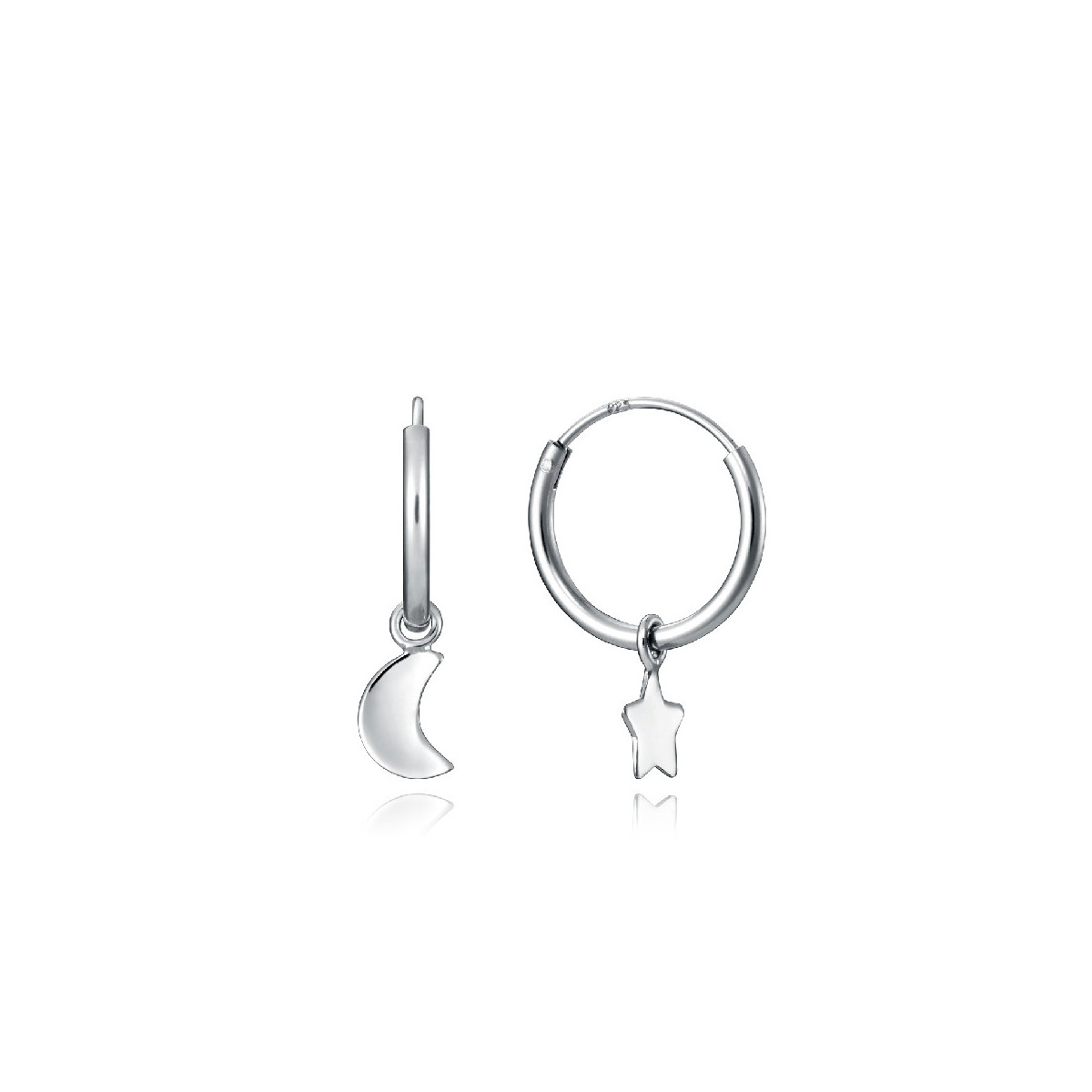 CRIOLLAS PLATA CHARMS LUNA ESTRELLA SRA  - 5064E000-08