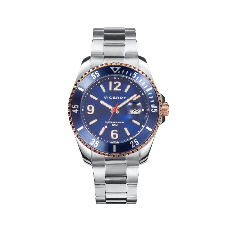 RELOJ ACERO IP ROSA BRAZALETE SR VA - 401221-35