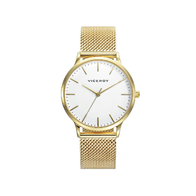 RELOJ ACERO IP DORADO BRAZALETE SRA VA - 461096-07