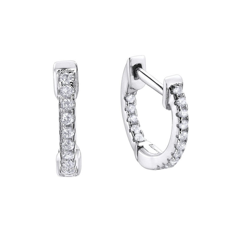 PENDIENTES PLATA PRETTY JEWELS ARO PEDRO - PD00510006