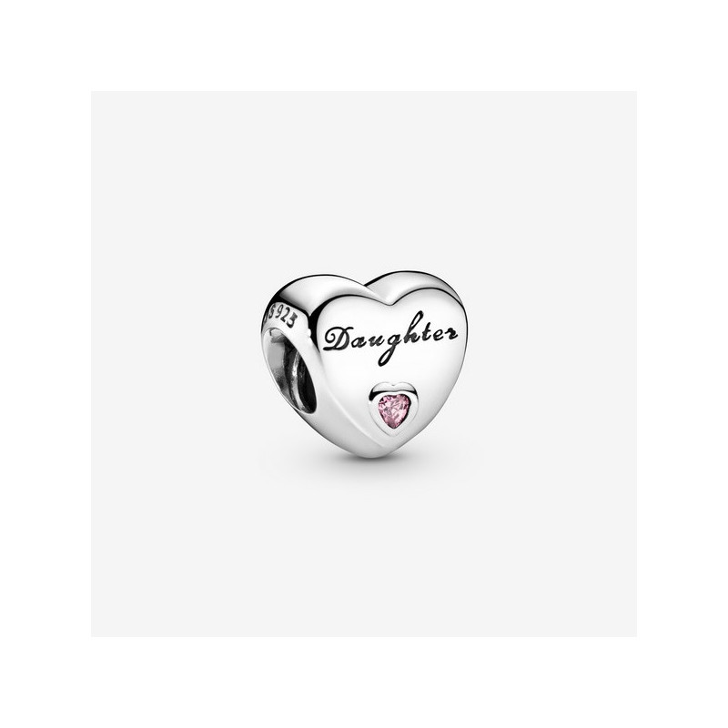CHARM PLATA CIR CORAZ DAUGHTER - 791726PCZ