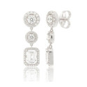 Pendientes plata Izaro Camaleoni. - WP051/MP/N