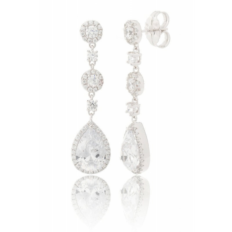 Pendientes plata Jolie Camaleoni. - WP055/LP/N