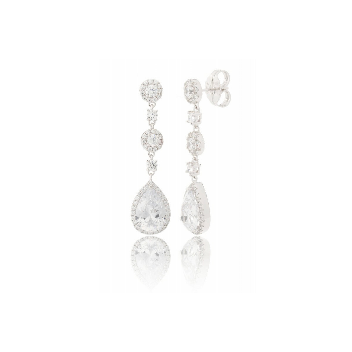 Pendientes plata Jolie Camaleoni. - WP055/LP/N