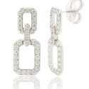 Pendientes plata Hanover Camaleoni. - WP056/MP