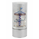 Luz nocturna lámpara tiovivo azul. - JLB4183-20C