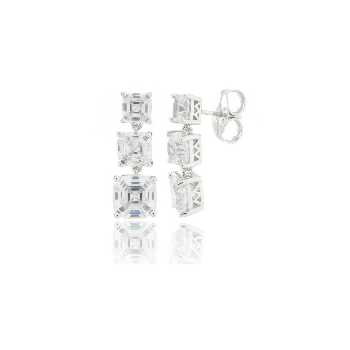 Pendientes plata Anzu Camaleoni. - WP065/MP