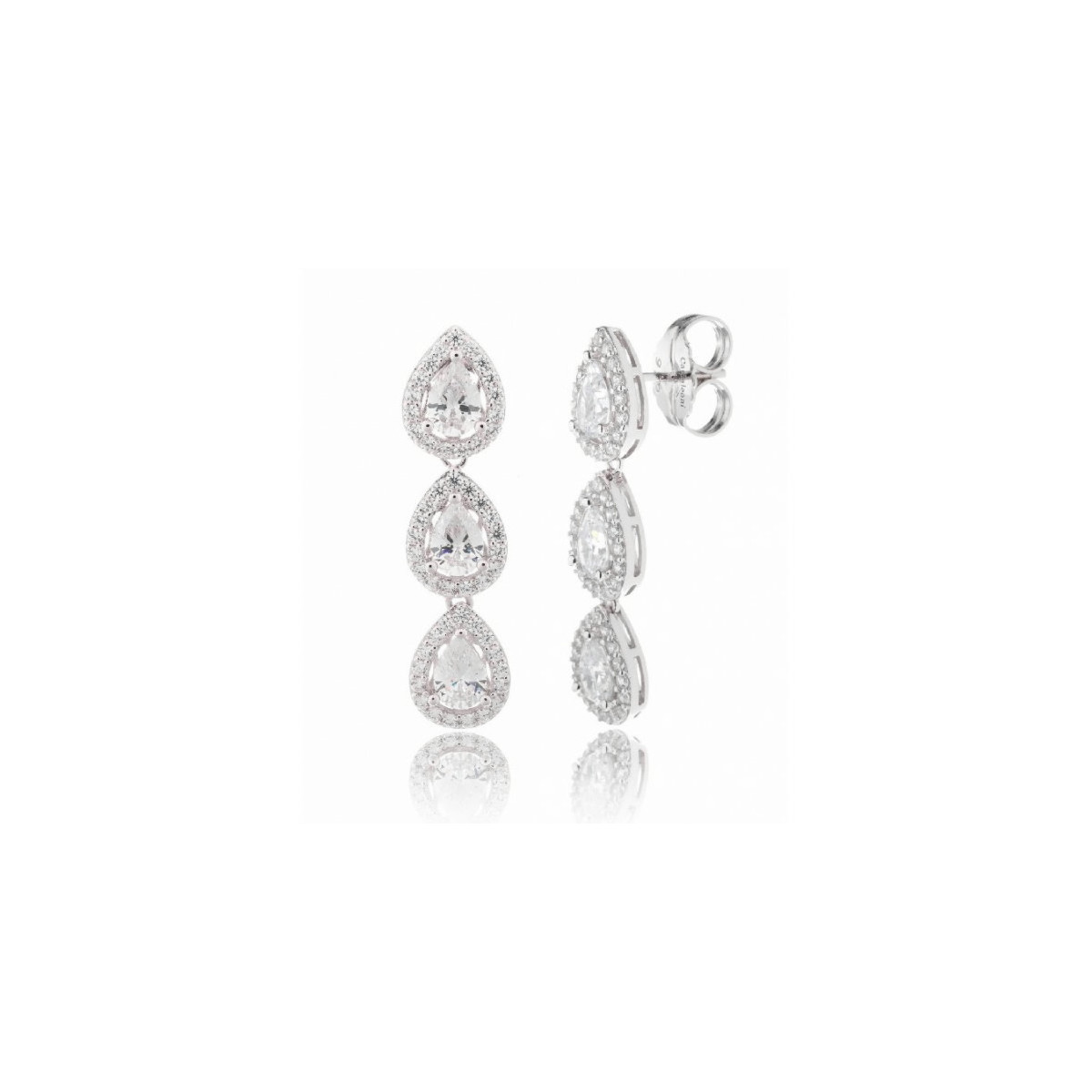 Pendientes plata Yaren Camaleoni. - WP069/LP