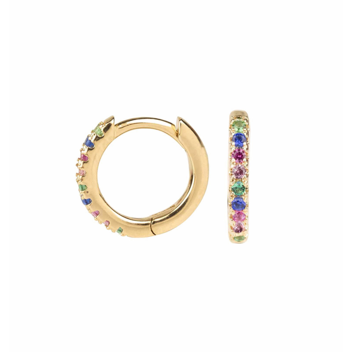 PENDIENTES VIDAL VIDAL DORAD ARO COLORES - G3417