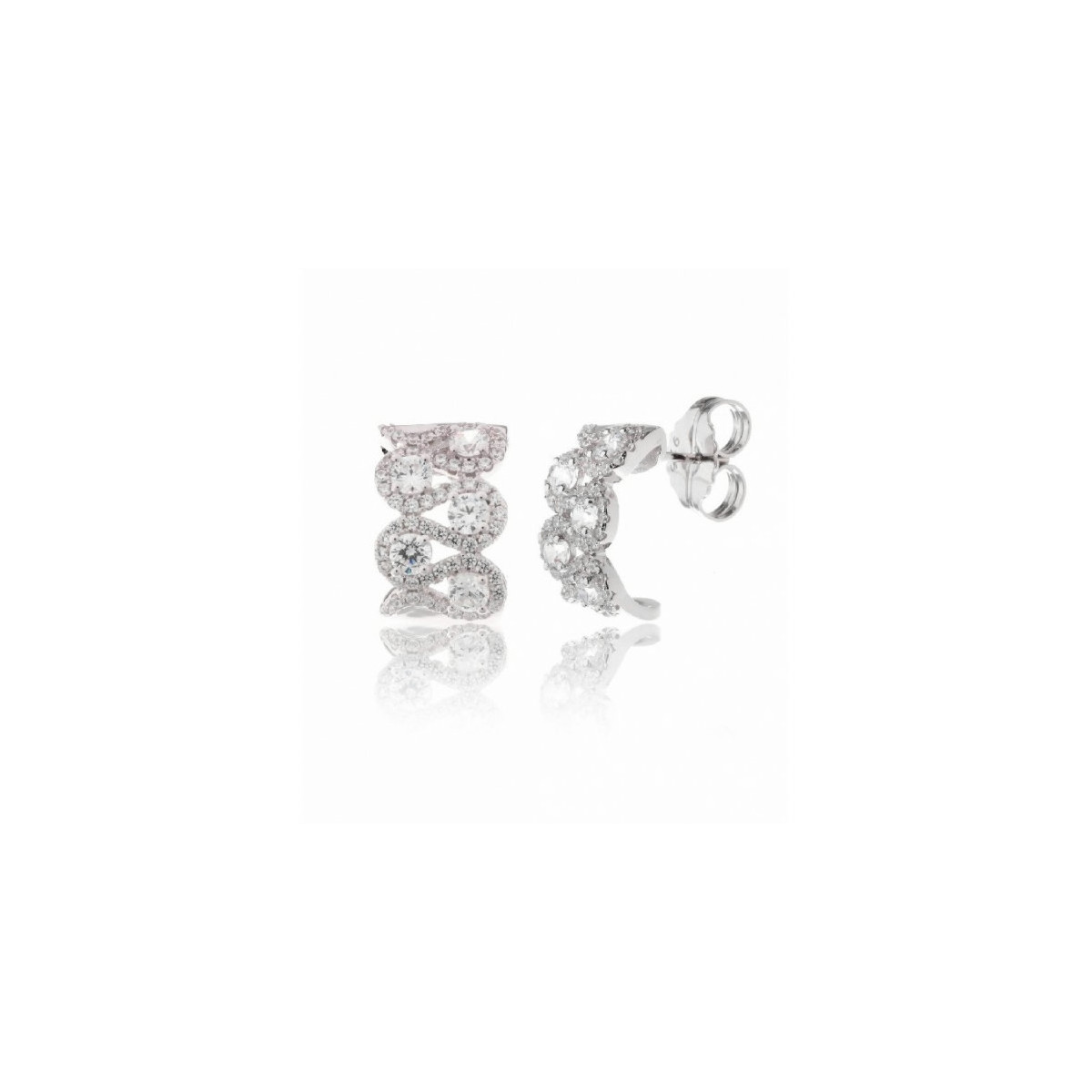 Pendientes plata Zulia Camaleoni. - WP072/CP