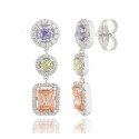 Pendientes plata Caliope Camaleoni. - WPC003/C/MP