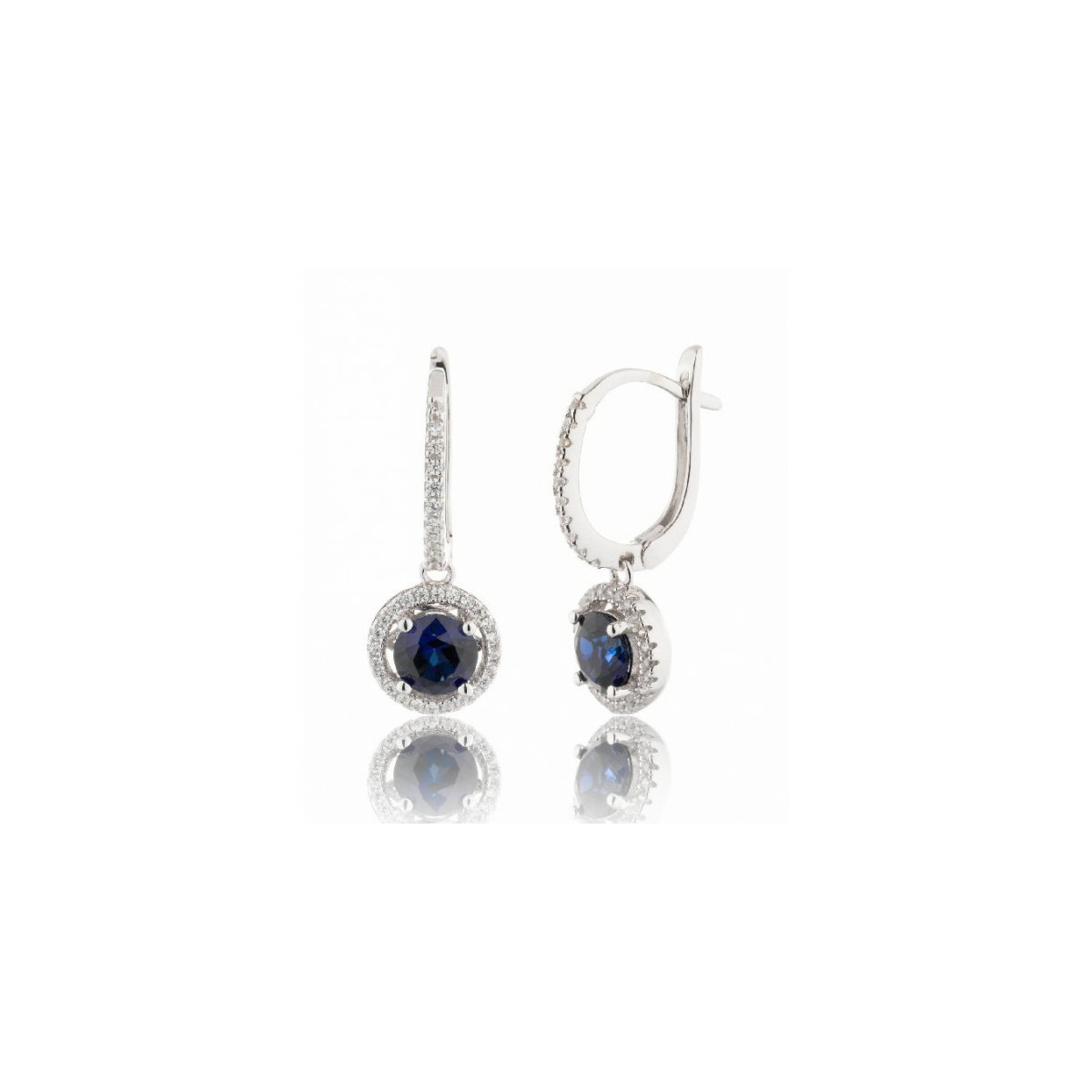 Pendientes plata Gaudi Camaleoni. - WPC057/ZF/MP