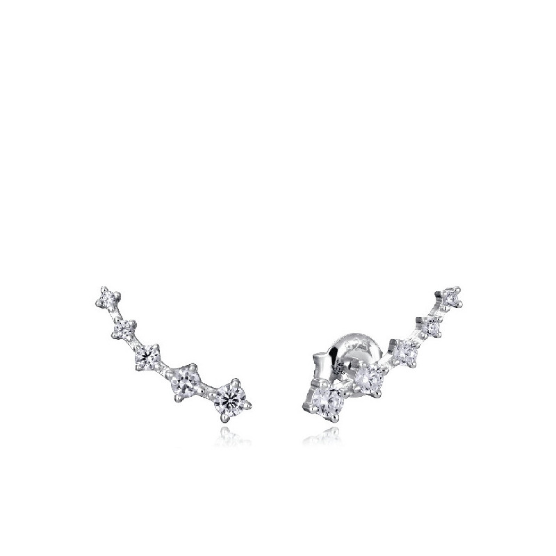 PENDIENTES PLATA LEY TREPADORA CIRCONITAS SRA J - 13005E000-30