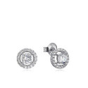 PENDIENTES BOTON  PLATA LEY CIRC. SRA JW - 13013E000-30