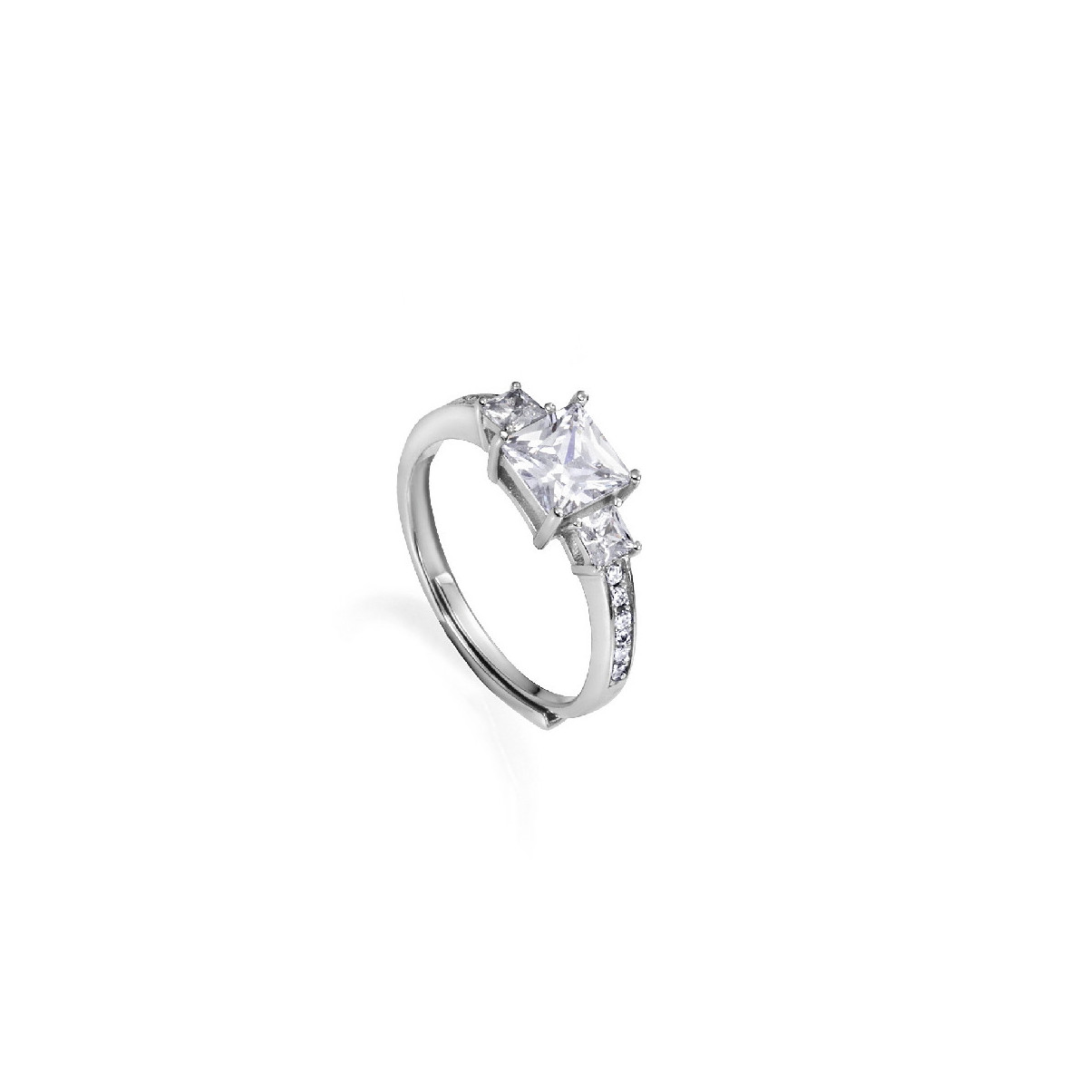 ANILLO PLATA LEY CIRCONITAS SRA JWLS - 15113A015-30