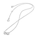 COLLAR PLATA Y CIRCONITAS SRA JEWELS - 5017C000-30