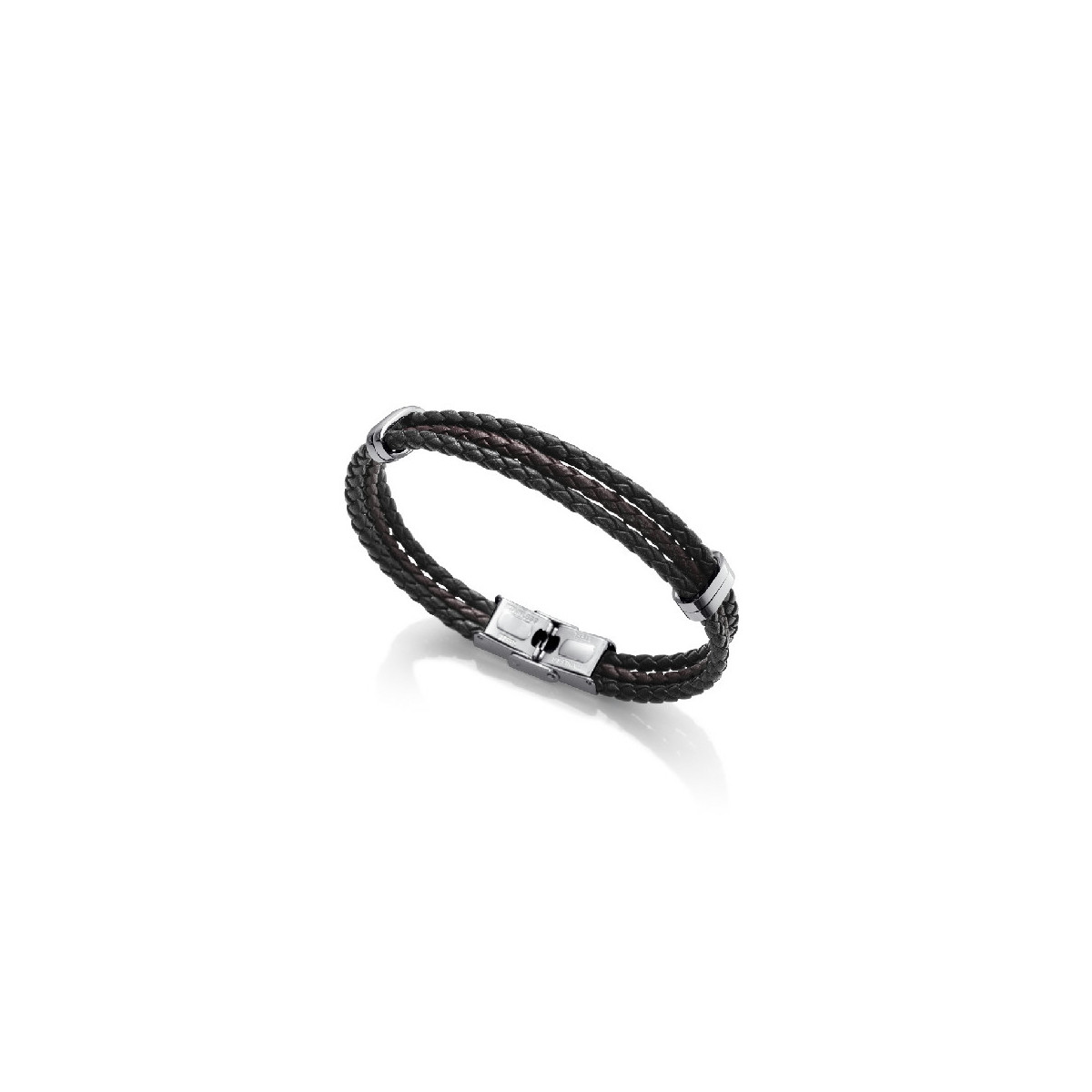 PULS ACERO Y PIEL MARRON/NEGRO SR FN - 1324P01011