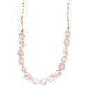COLGANTE PLATA SALVATORE PERLAS DE AGUA  - 164C0061