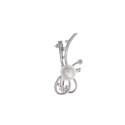 BROCHE PLATA SALVATORE PERLA - 198B0008