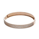 PULSERA PLATA ROSA RIGIDA SALVATORE - 211P0014