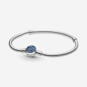 PULSERA PANDORA CIERRE CIRC AZULES - 599288C01-19