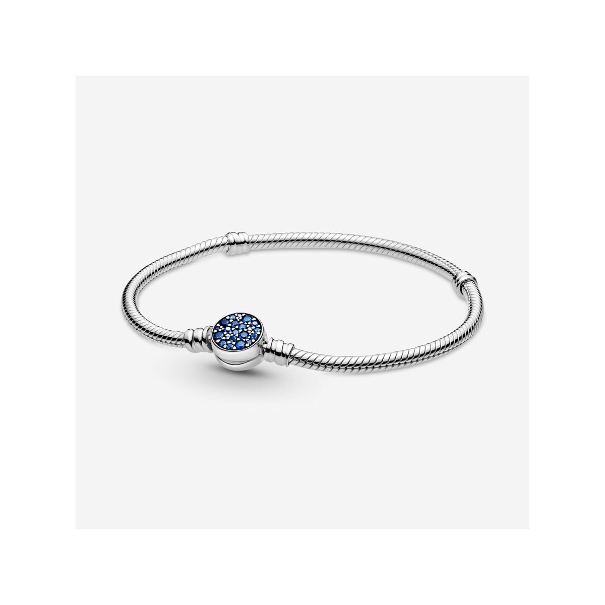 PULSERA PANDORA CIERRE CIRC AZULES - 599288C01-19