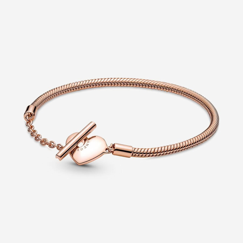 PULSERA PANDORA ROSE CIERRE T CORAZON - 589285C00-18