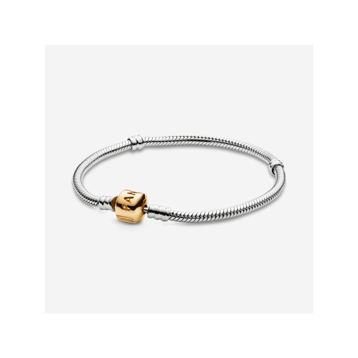 PULSERA PLATA PANDORA CIERRE ORO - 59702-19HG