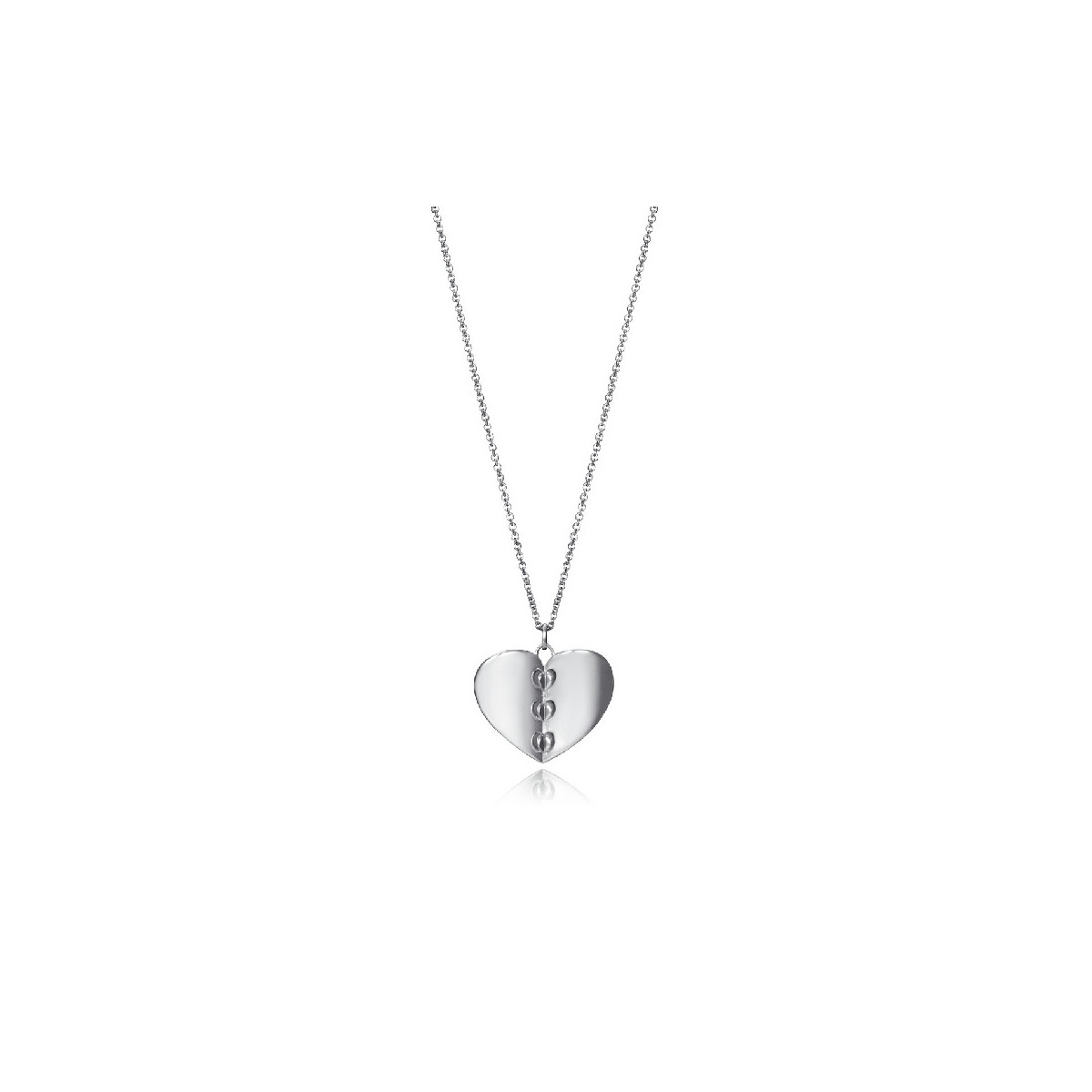 COLGANTE PLATA CORAZON VICEROY - 61065C100-36